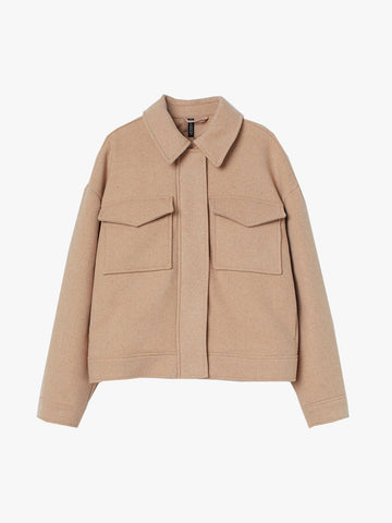 Jacke aus Wollmischung