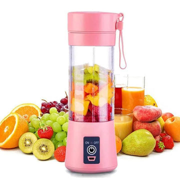 Mini liquidificador portátil USB com 6 lâminas