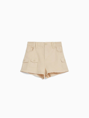 Shorts multicargo de algodón