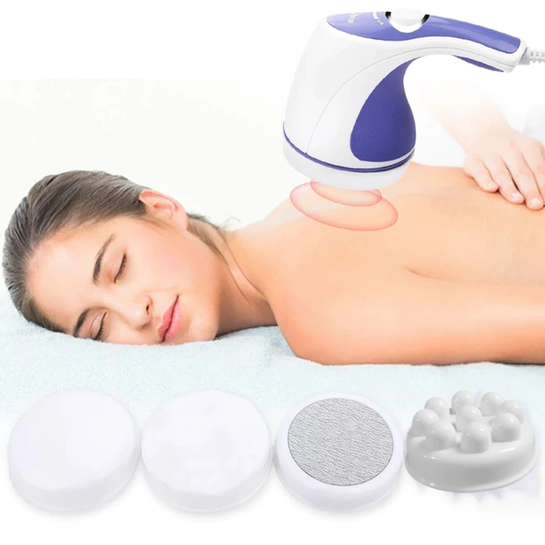 Massageador portátil de modelagem orbital