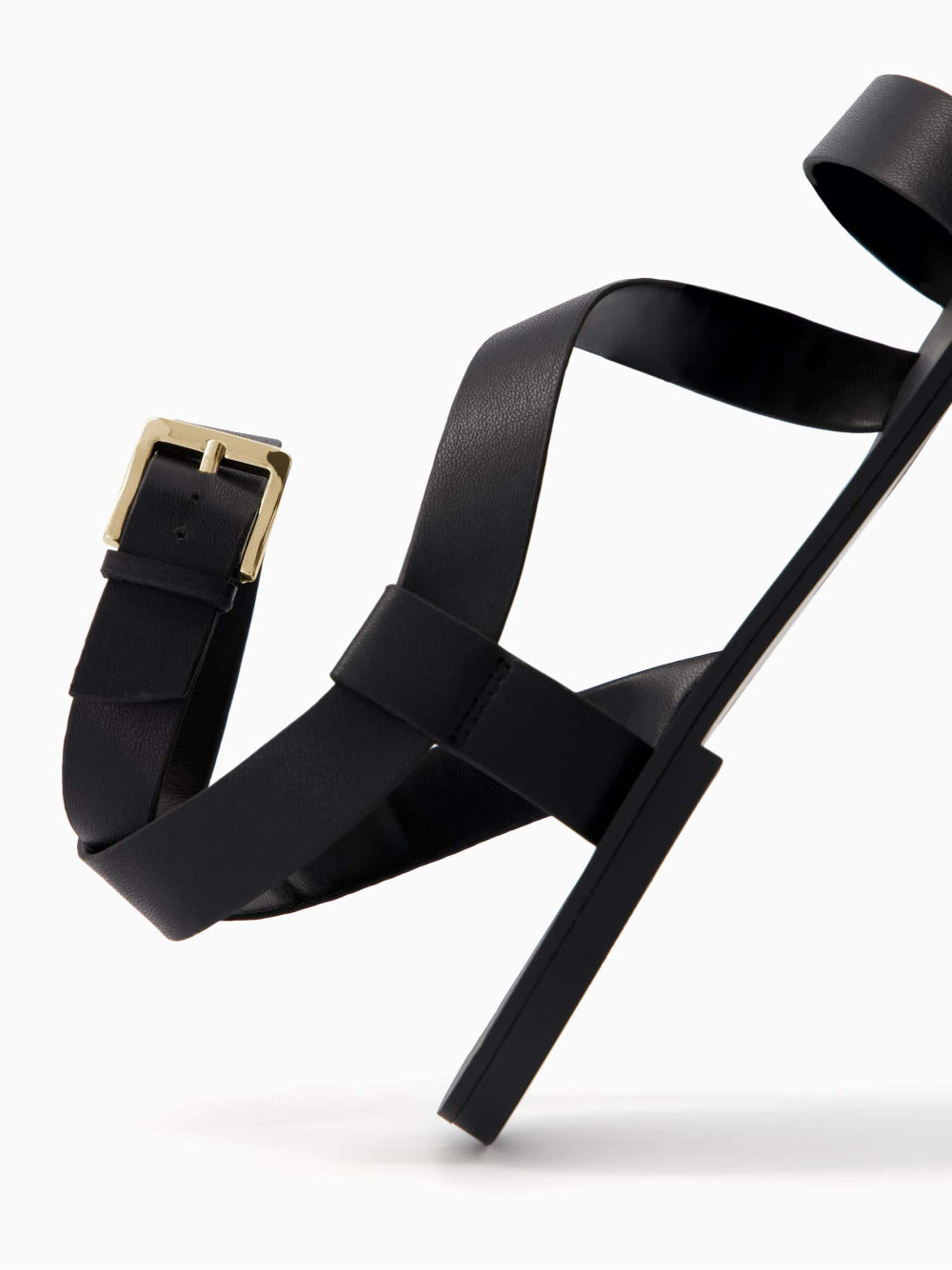 Platte sandalen met enkelbandje