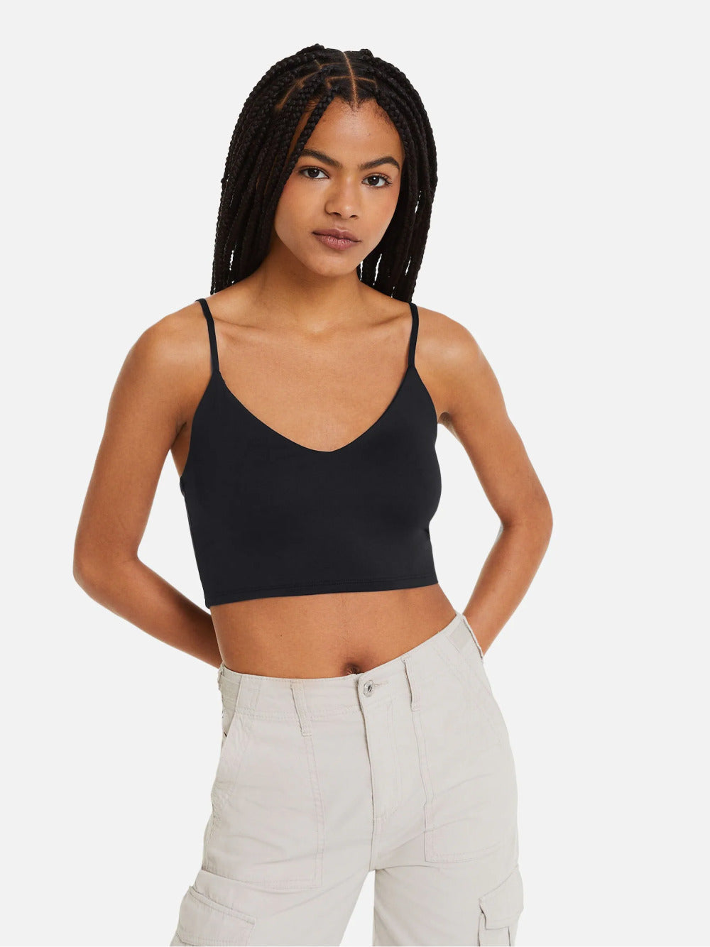 Crop-Top mit Trägern