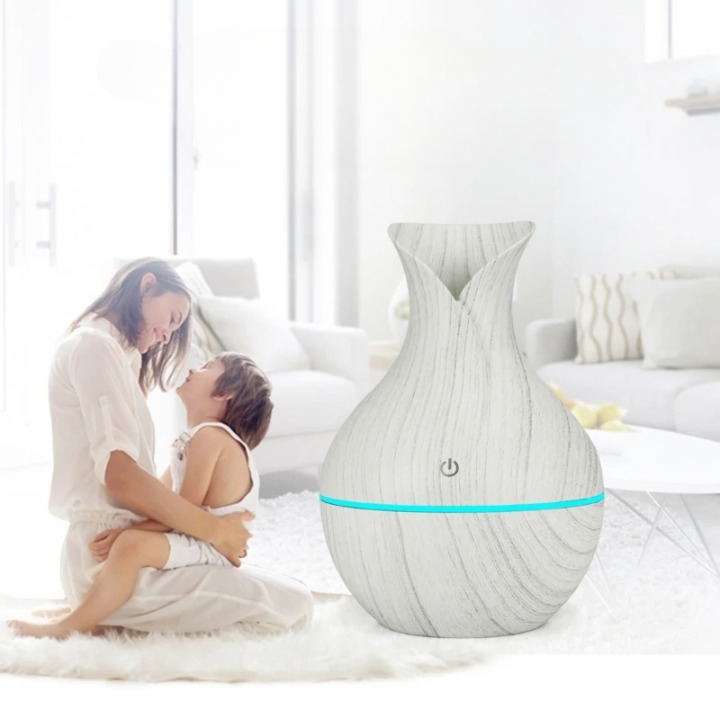 Humidificateur portable avec diffuseur d'huiles essentielles de 200 ml