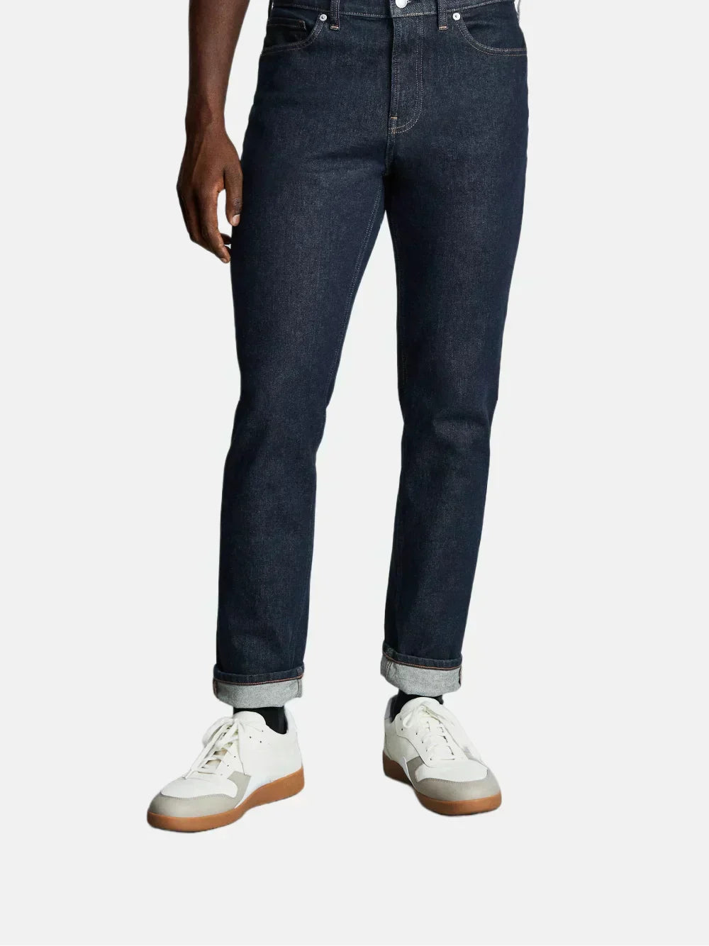 Die Stretch-Indigo-Jeans