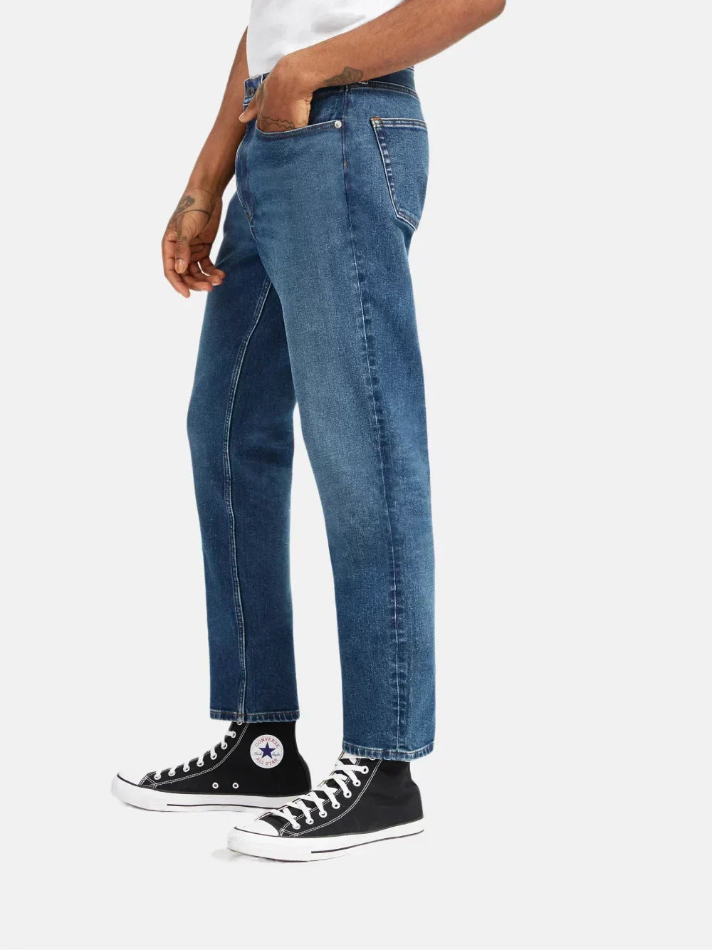 Die gerade Jeans