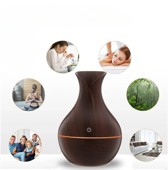 Humidificateur portable avec diffuseur d'huiles essentielles de 200 ml