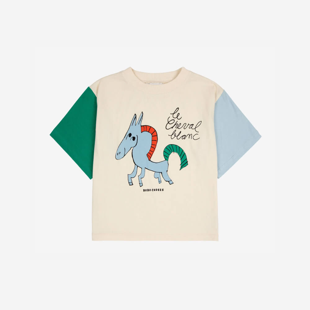 T-shirt a colori di dinosauro