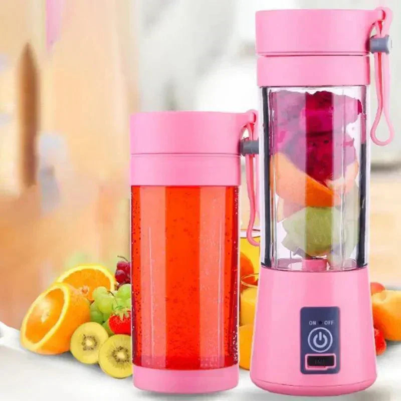 Mini liquidificador portátil USB com 6 lâminas